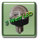 3 Watt LED Light 12V AC/DC 